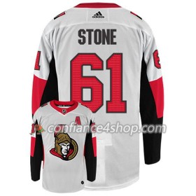Adidas Maillot de Hockey Ottawa Senators MARK STONE 61 Blanc Authentic - Homme